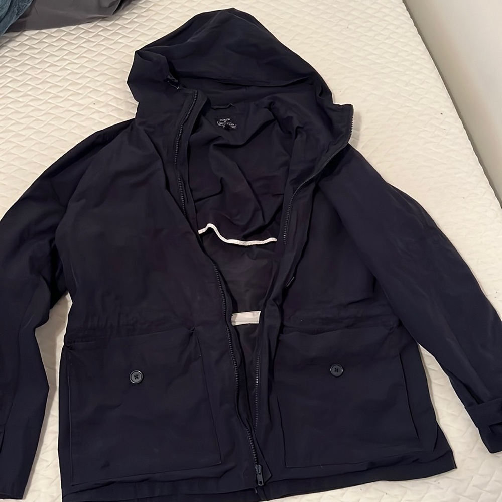 J crew rain jacket
